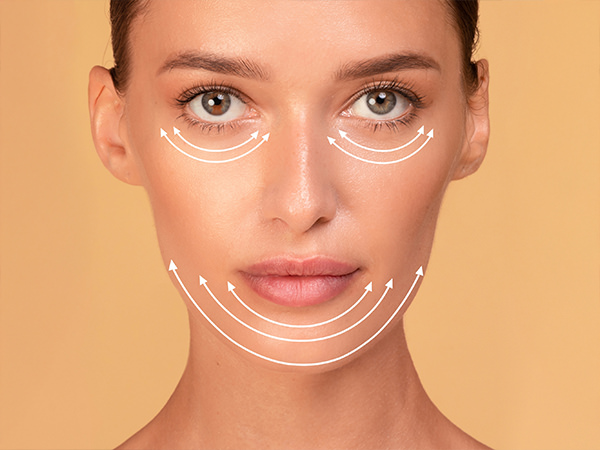 A woman's face